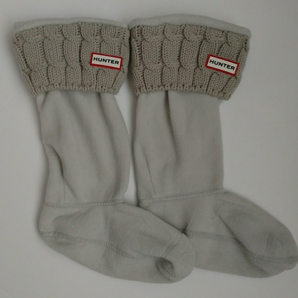 NWOT Hunter Boot Socks Cable Knit